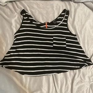 Striped crop top